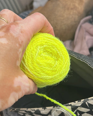 NORTHIAM fingering - sulphur - limited edition & hand dyed